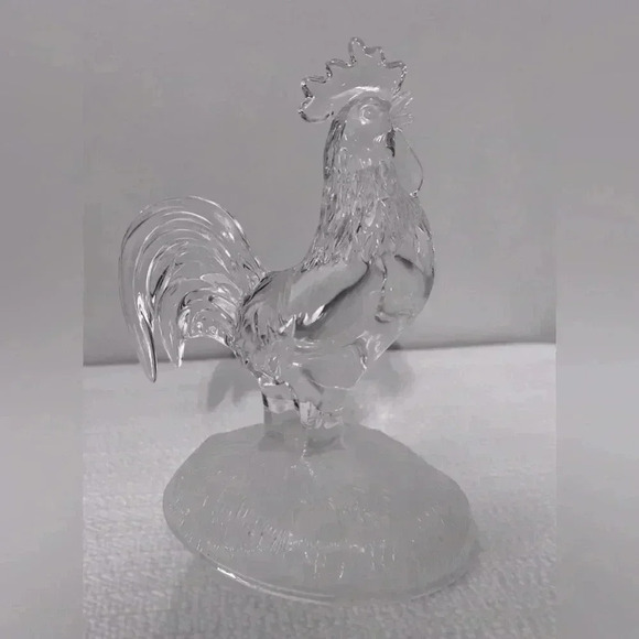 🔻Vintage🔻 Rooster Figurine, Cristal  D’Arques, 7’´ 🐔 - Picture 3 of 6